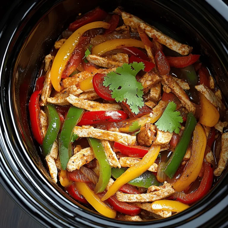 Easy Crockpot Fajitas