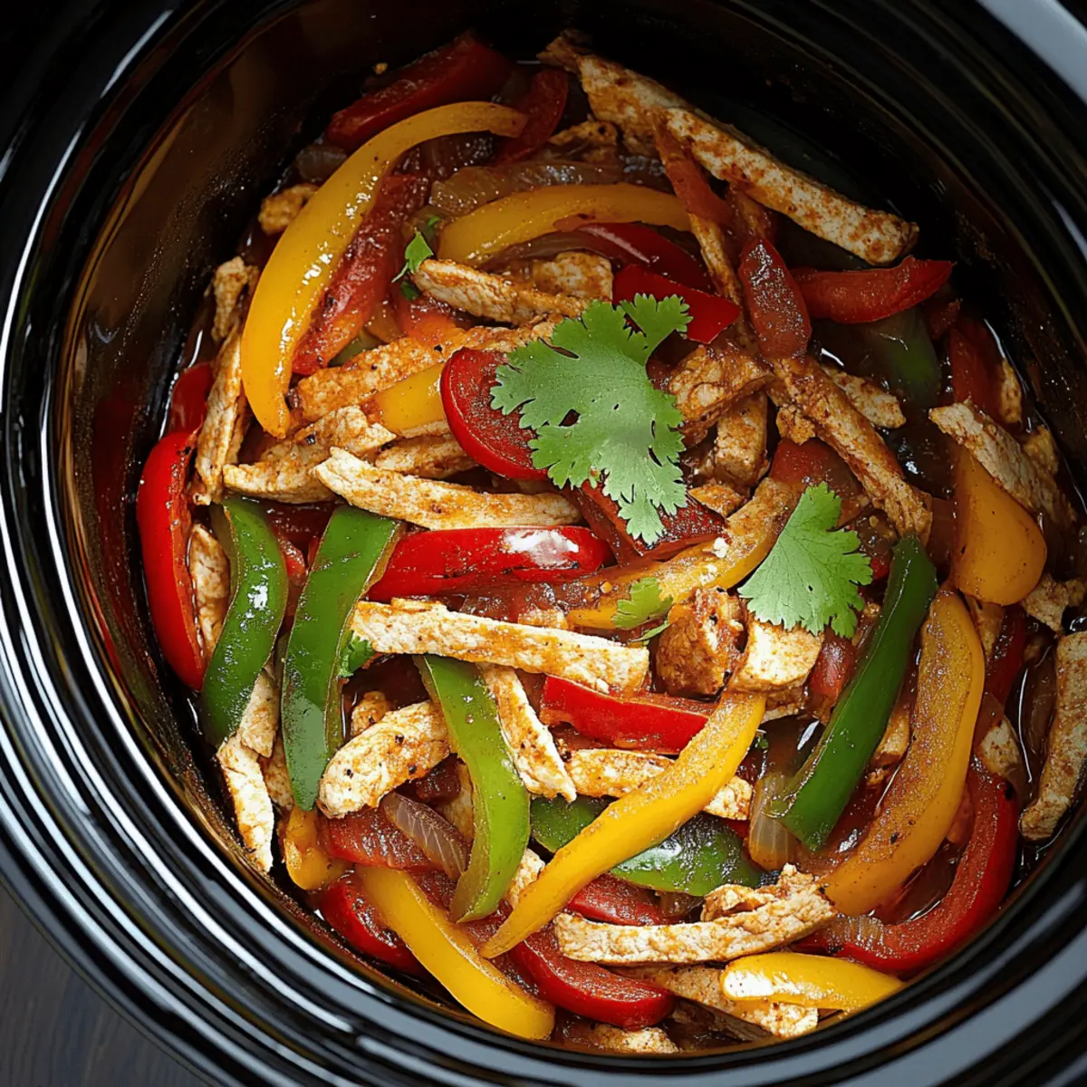 Easy Crockpot Fajitas