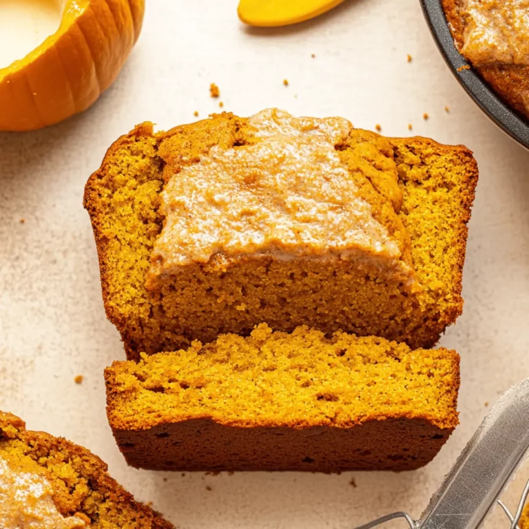 The BEST Pumpkin Bread with Vanilla Pudding