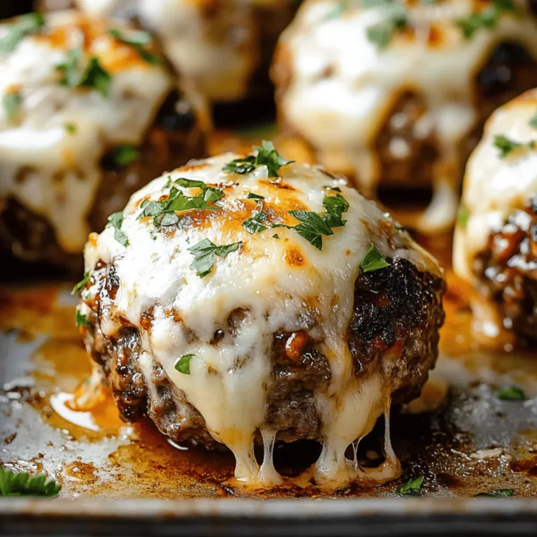 Irresistible Garlic Parmesan Cheeseburger Bombs for Game Day