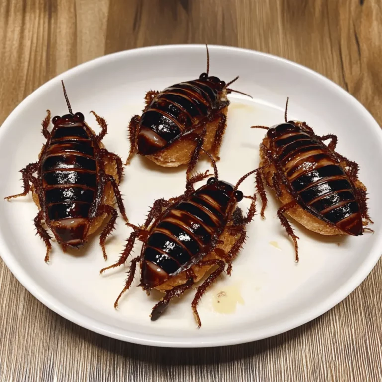 Halloween Crispy Fried Cockroach Donut Recipe