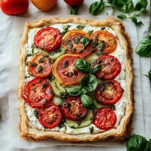 Herbed Ricotta Tomato Tart