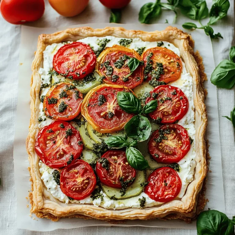 Herbed Ricotta Tomato Tart
