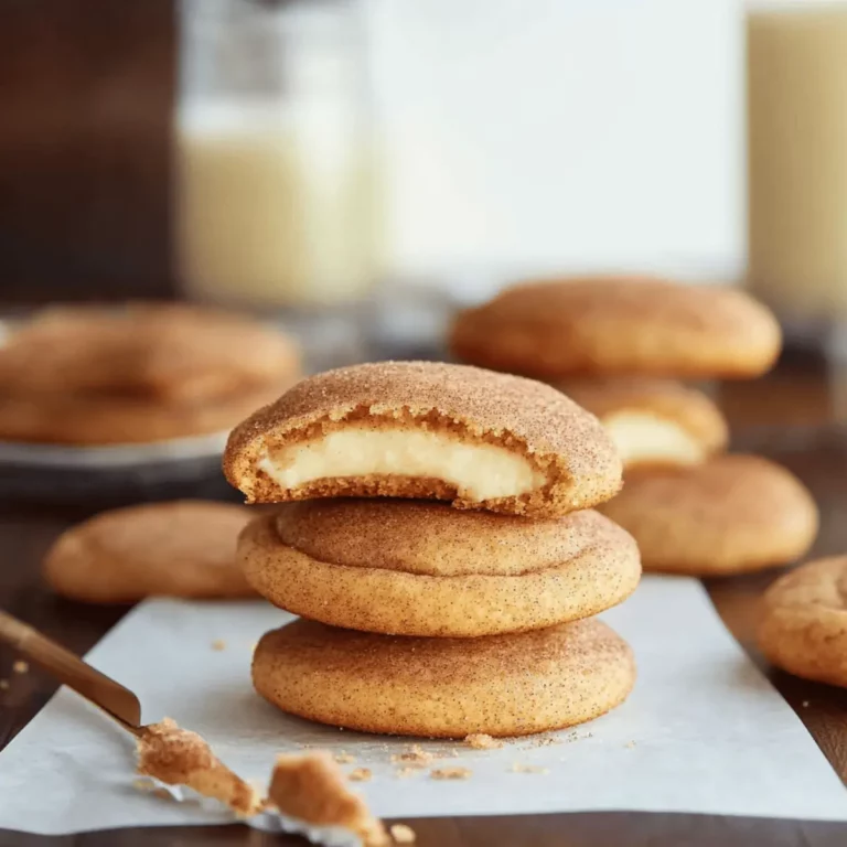 Cheesecake Stuffed Snickerdoodles