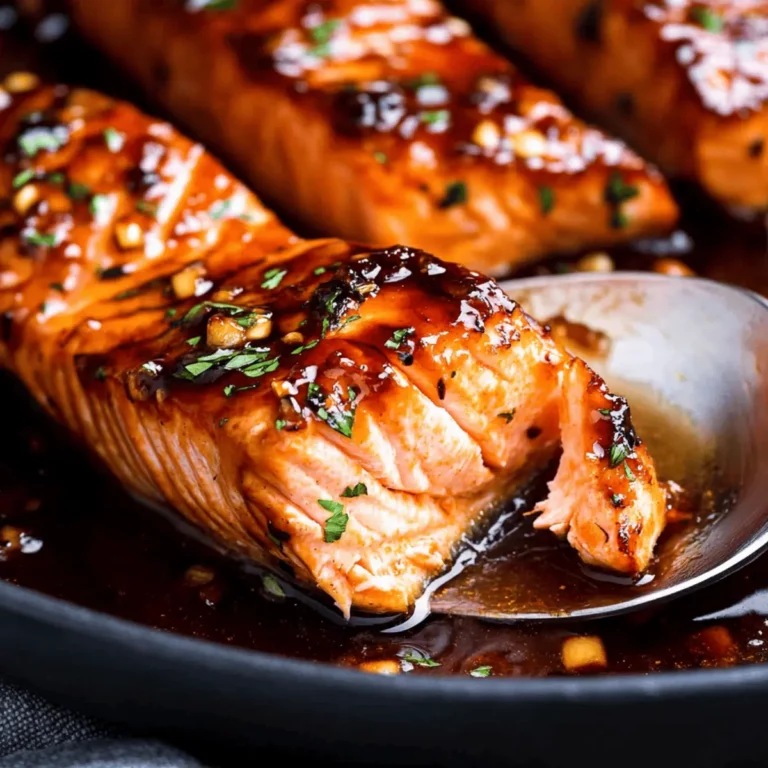 Honey Garlic Glazed Salmon