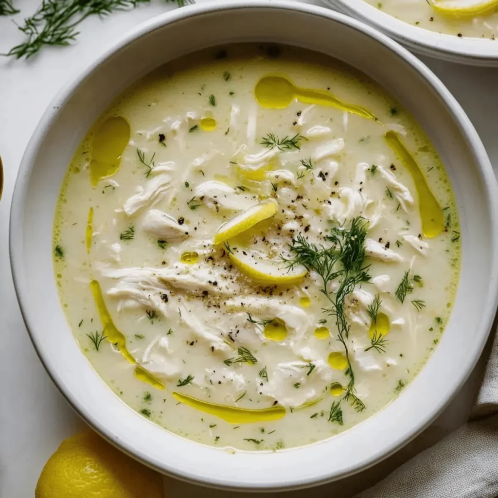 Greek Lemon Chicken Soup
