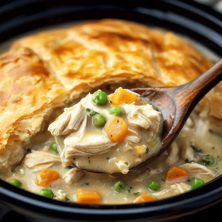 Slow Cooker Chicken Pot Pie