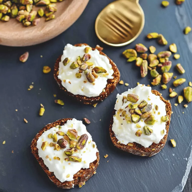 Ricotta Pistachio Honey Bites