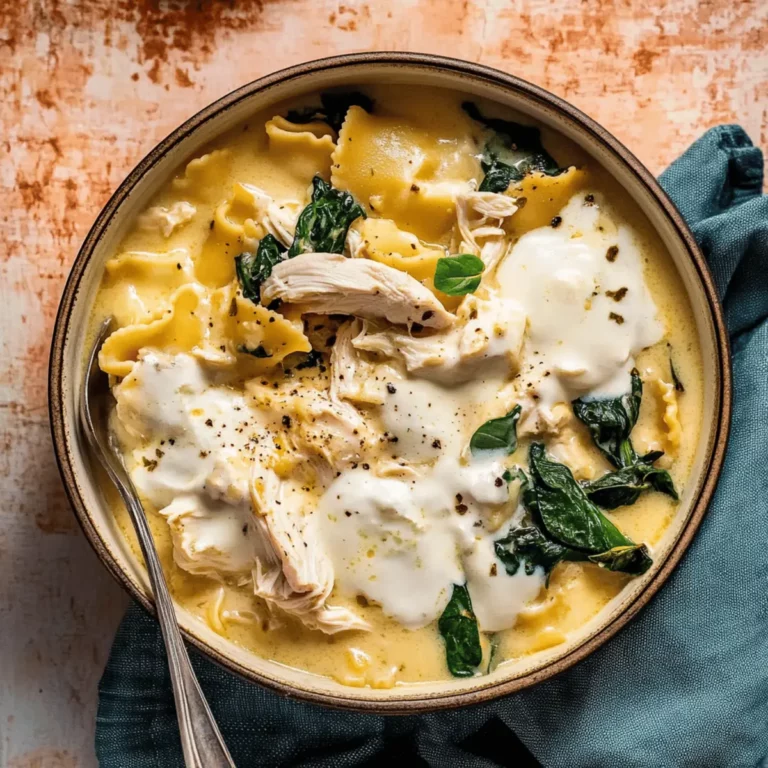 Irresistible White Chicken Lasagna Soup Recipe