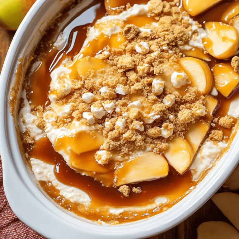 Easy Caramel Apple Cheesecake Dip
