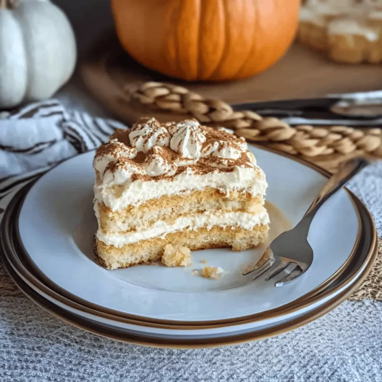 Creamy Pumpkin Tiramisu