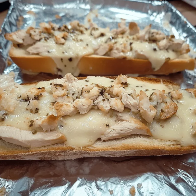The Viral Chicken Alfredo Garlic Bread