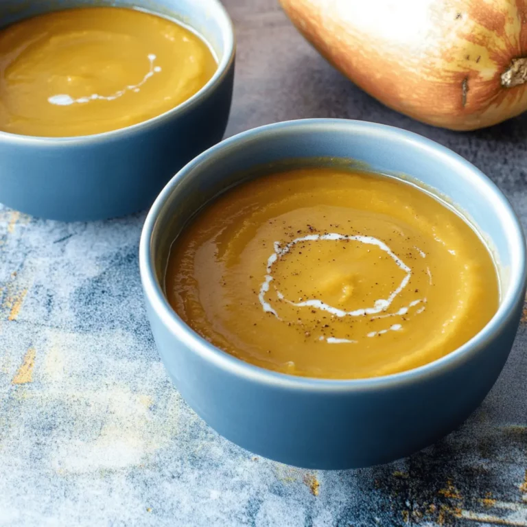 Spicy Butternut Squash Sweet Potato Soup
