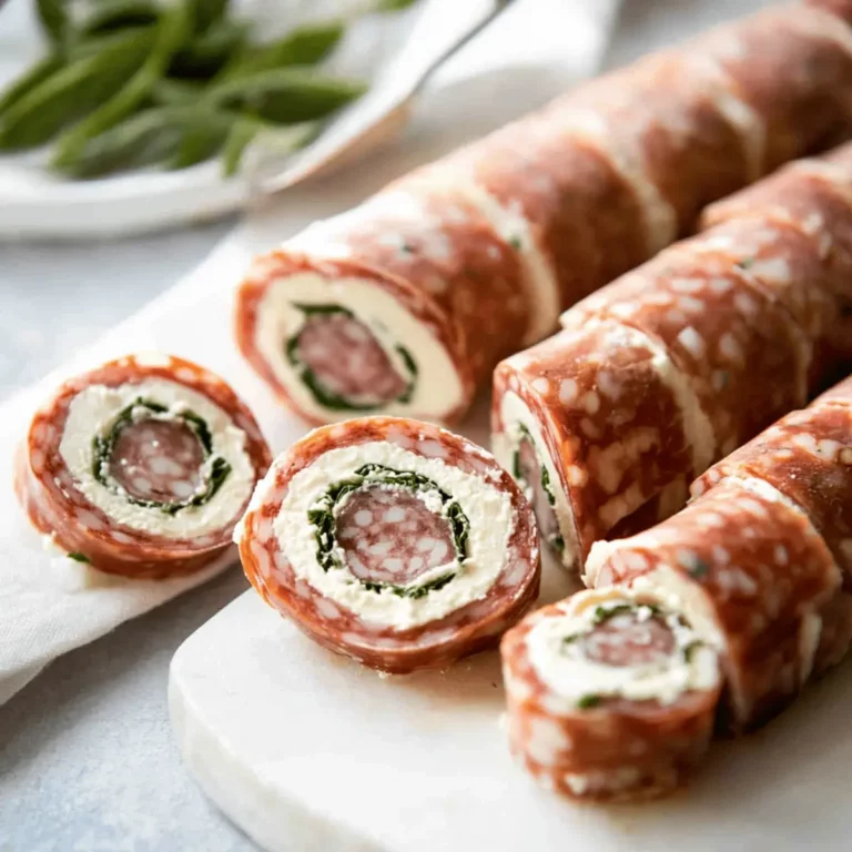 Cream Cheese Salami Roll Ups