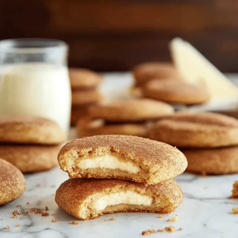 Cheesecake Stuffed Snickerdoodles