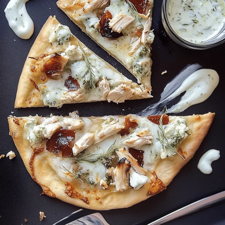 Tzatziki Chicken Pizza