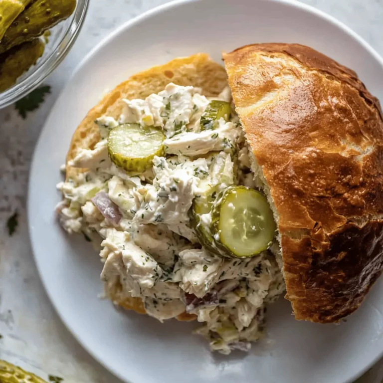 Crunchy Dill Pickle Chicken Salad