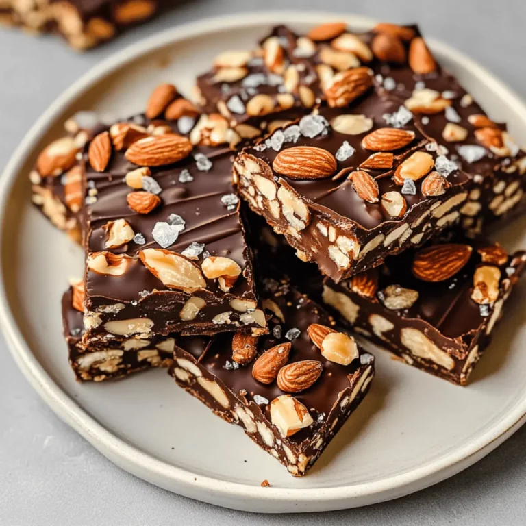 Dark Chocolate Sea Salt Nut Bars