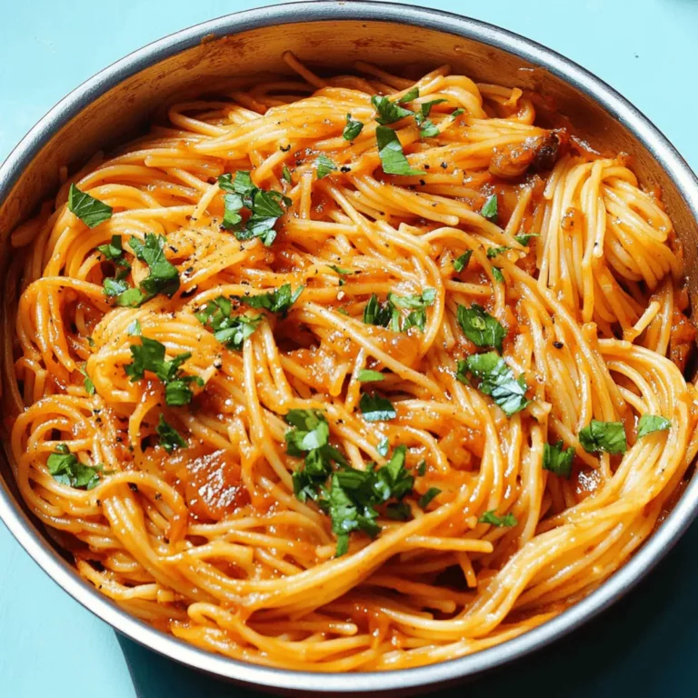 Caramelized Shallot Pasta