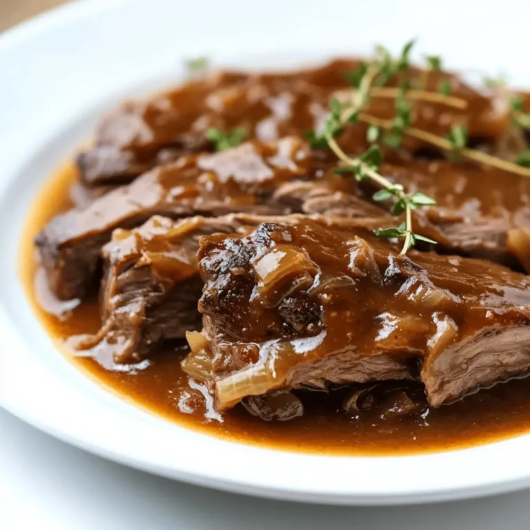 Hearty Instant Pot French Onion Pot Roast Recipe