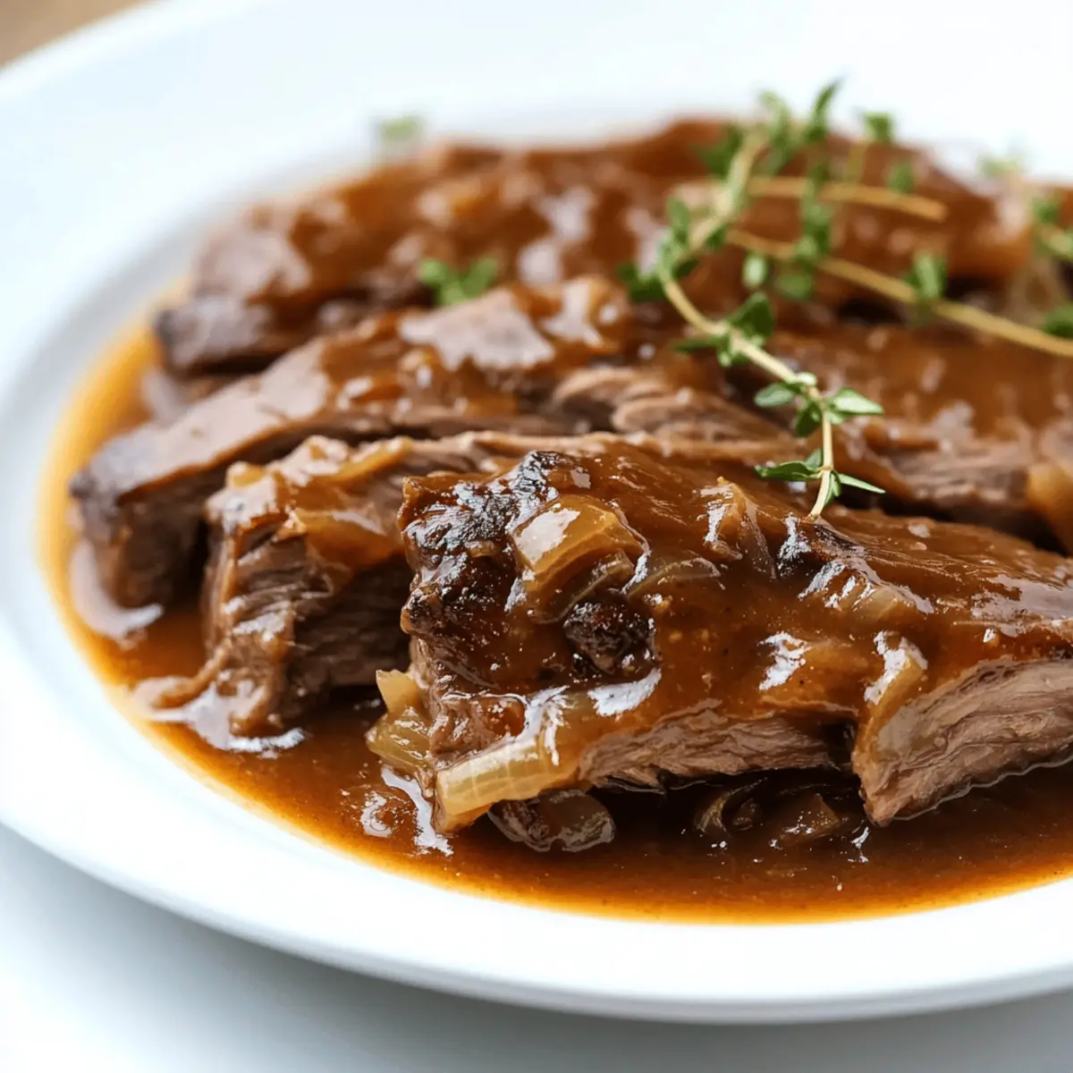 Hearty Instant Pot French Onion Pot Roast Recipe