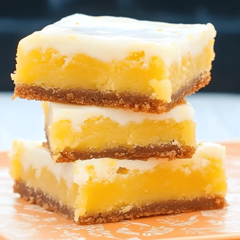 Best Lemon Brownies Recipe