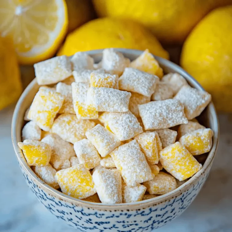 Zesty Lemonade Puppy Chow Snack Recipe
