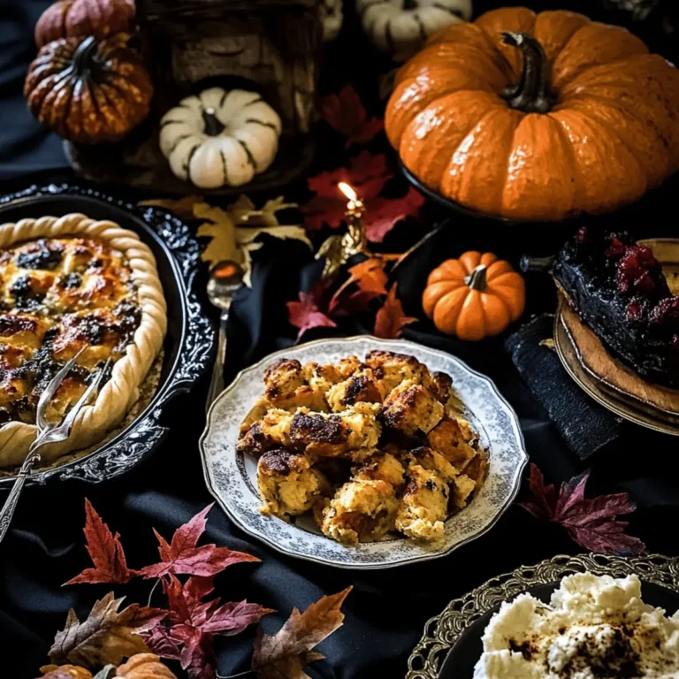 Complete SLEEPY HOLLOW Halloween Dinner Party Menu