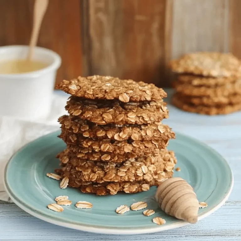 Delicious Honey Oatmeal Cookies