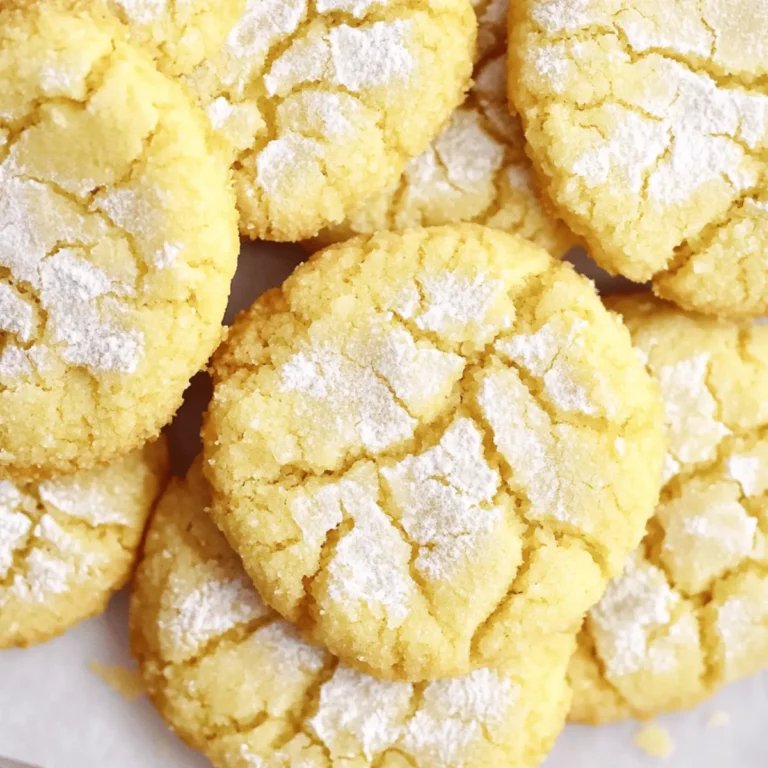 Soft & Chewy Lemon Cookies