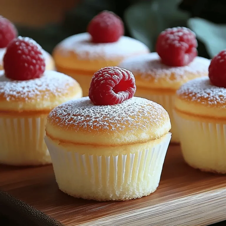 Fluffy Japanese Cotton Cheesecake Cupcakes You Must Try