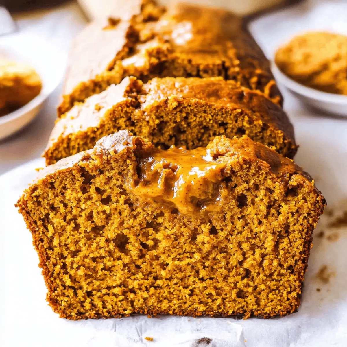 The BEST Pumpkin Bread with Vanilla Pudding