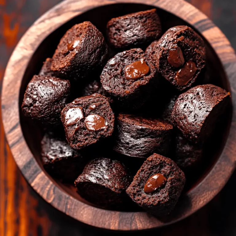 Fudgy Espresso Brownie Bites