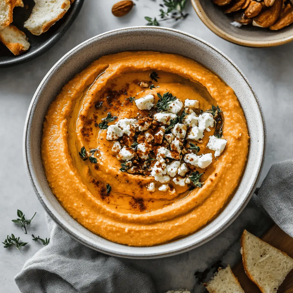 Pumpkin Whipped Feta Dip