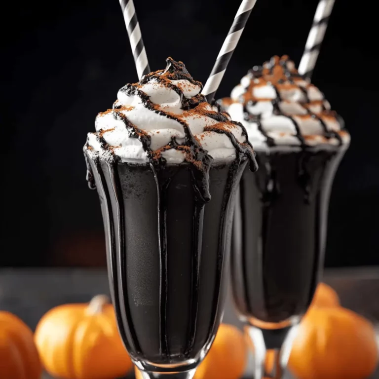 Black Milkshake Recipe