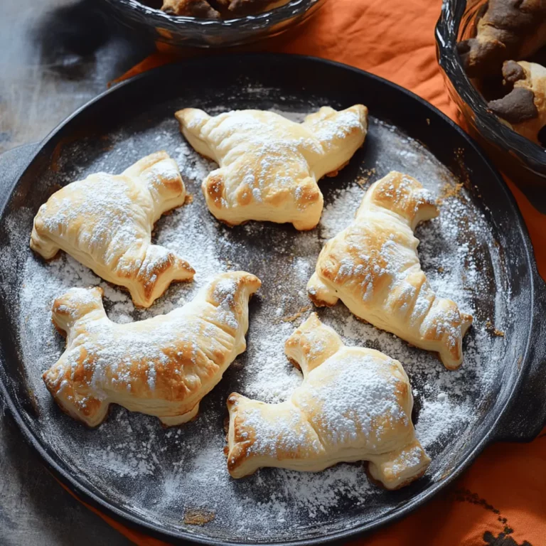 Easy Puff Pastry Bats