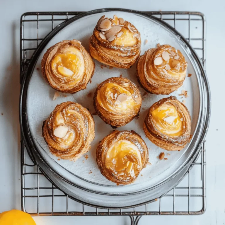 Sourdough Almond Cruffins