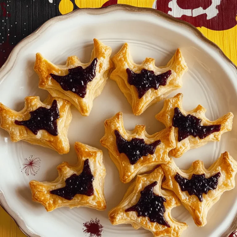 Easy Puff Pastry Bats