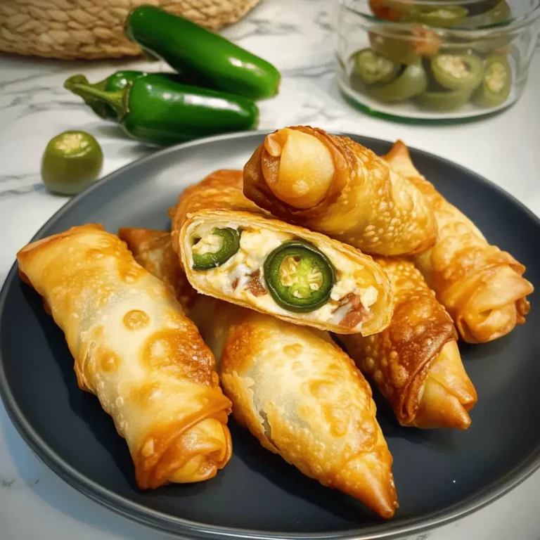 Tasty Finger Food Mini Jalapeno Popper Egg Rolls