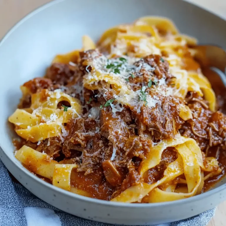 Sunday Slow Cooker Beef Ragu