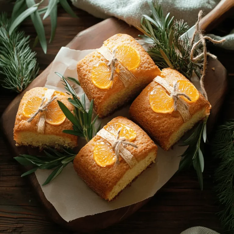 Delightful Orange Ginger Honey Cakes