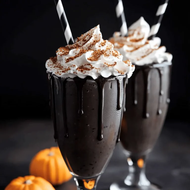 Black Milkshake Recipe