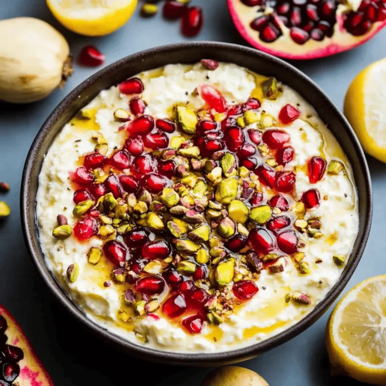 Pomegranate Pistachio Whipped Feta