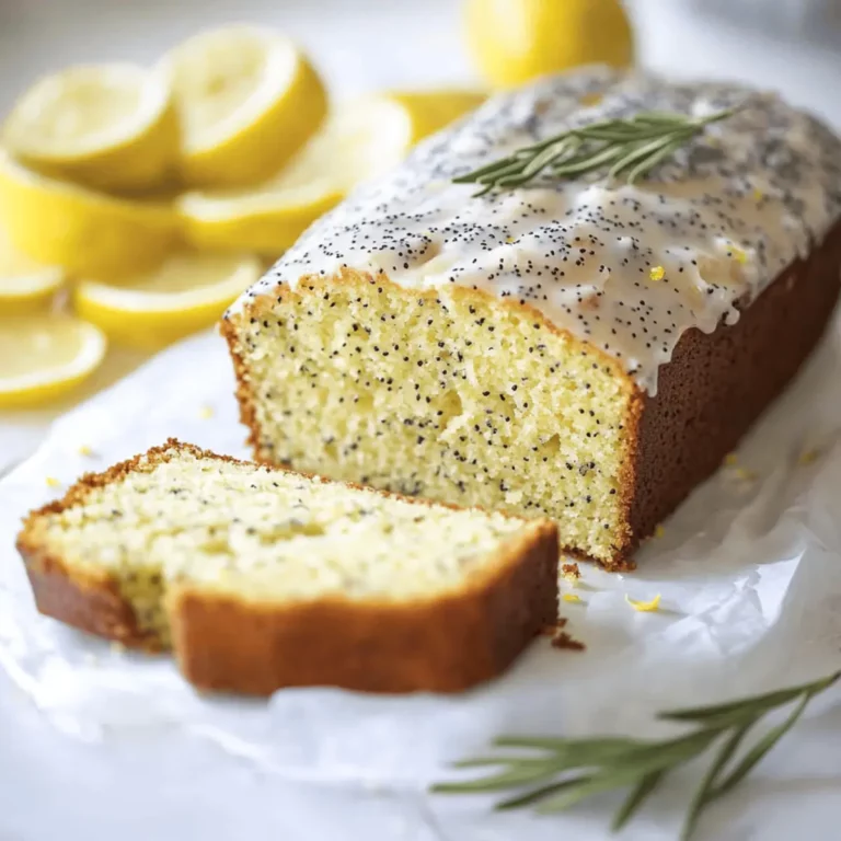Lemon Poppy Seed Pound Cake