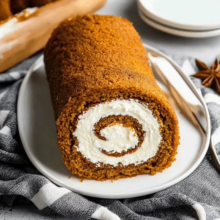 Pumpkin Roll with Cream Cheese Filling