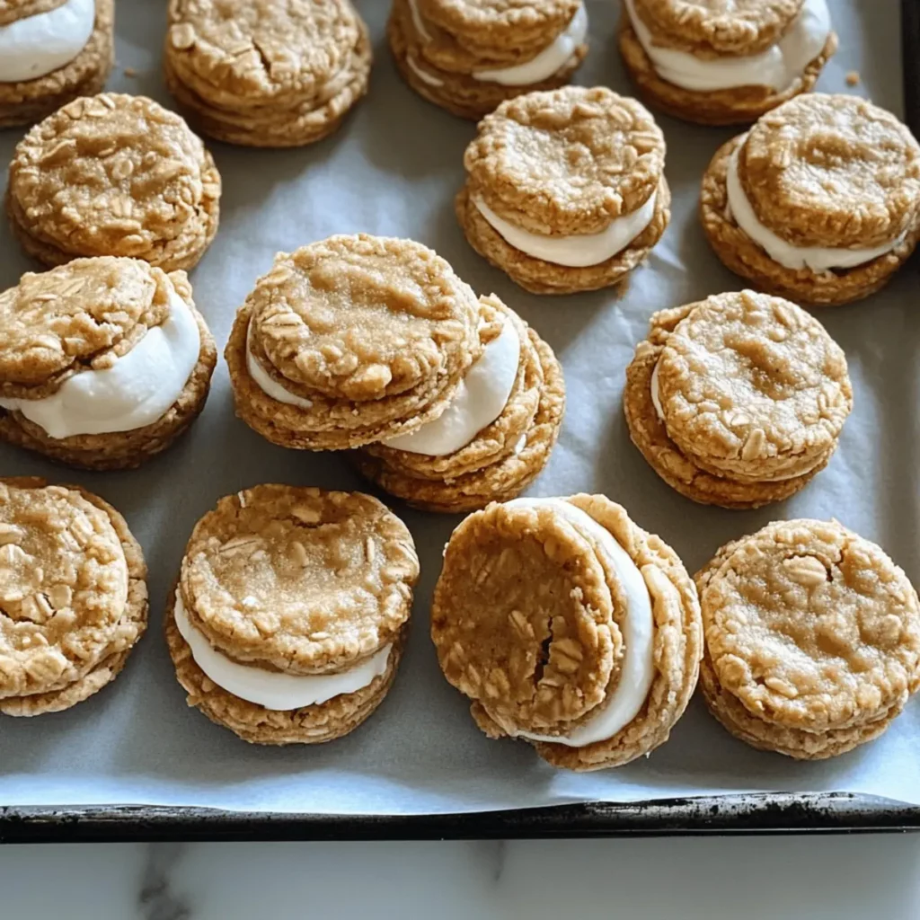 Tiny Oatmeal Cream Pies