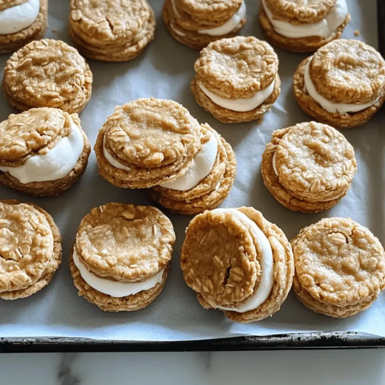 Tiny Oatmeal Cream Pies