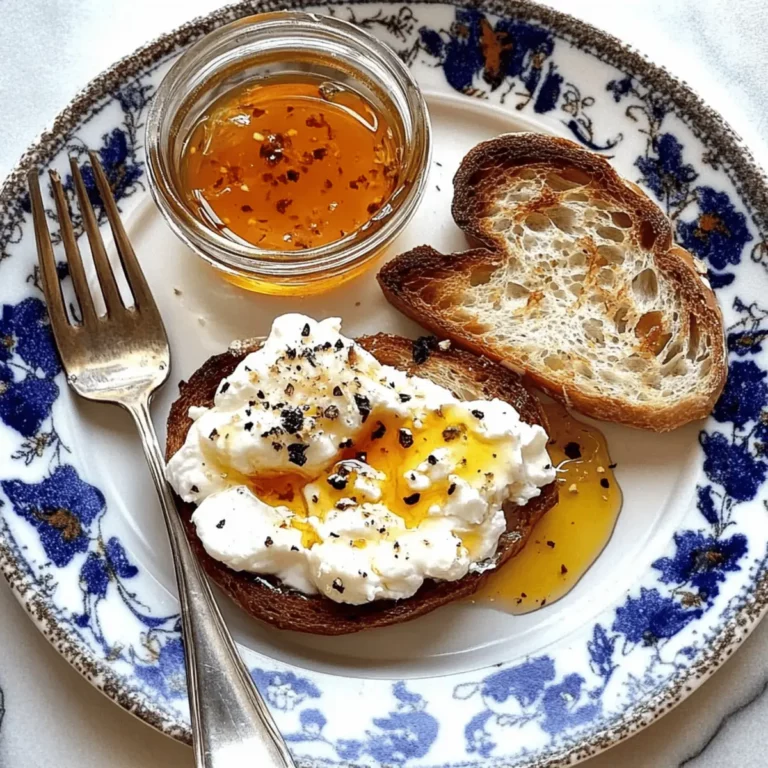 Simple Burrata Appetizer with Honey