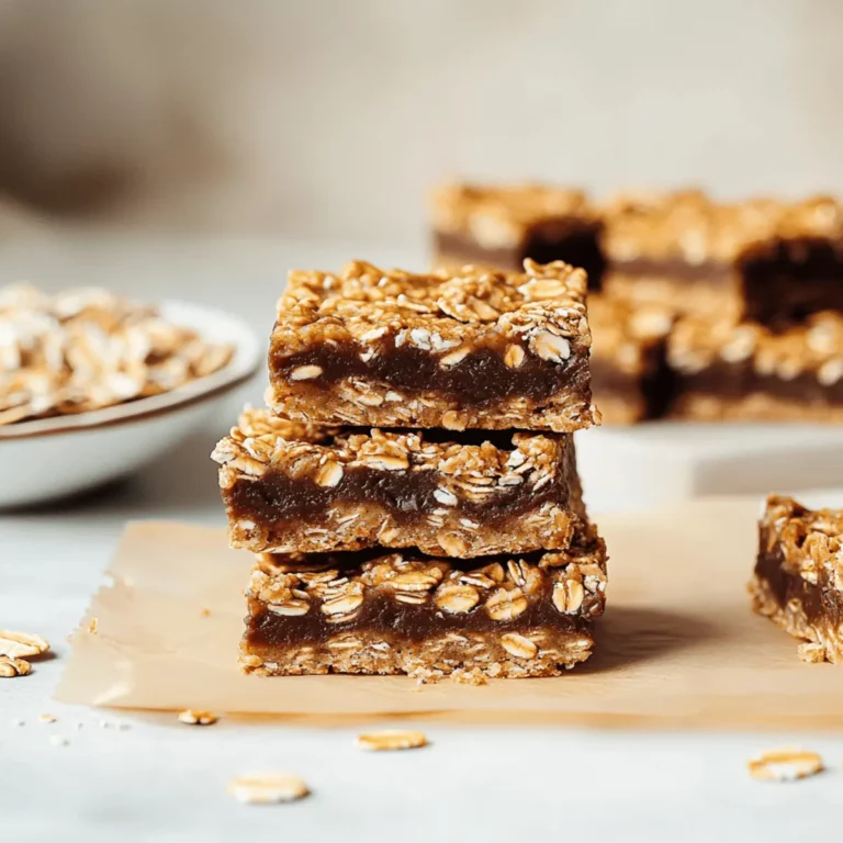 Healthy No-Bake Oatmeal Bars