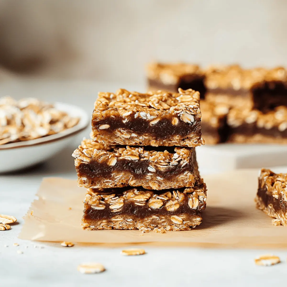 Healthy No-Bake Oatmeal Bars
